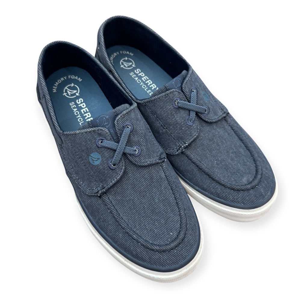 Sperry Women's Denim Boat Shoes Comfort Slip On Size 9